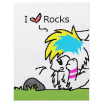 I love Rocks Flyer Design