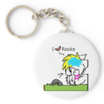 I love Rocks Keychains