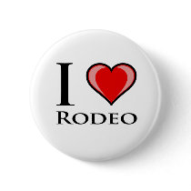 I Love Rodeo Pins