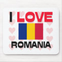 I Love Romania mousepads