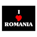 I Love Romania Postcard