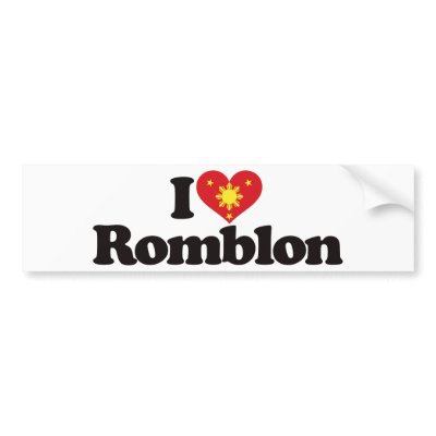 I Love Romblon Bumper Stickers