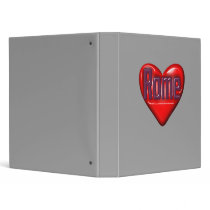 I Love Rome Binder