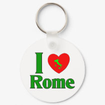 I Love Rome Italy keychains