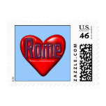 I Love Rome Postage Stamp