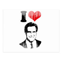 I LOVE ROMNEY 2012 postcards