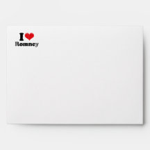 I LOVE ROMNEY ENVELOPES