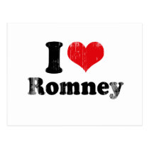 I LOVE ROMNEY postcards