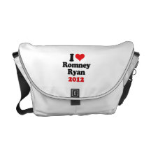 I LOVE ROMNEY RYAN 2012.png Messenger Bag