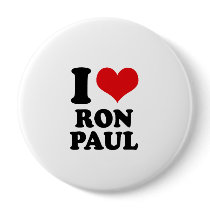 I LOVE RON PAUL PINBACK BUTTONS