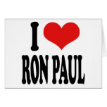 I Love Ron Paul Cards
