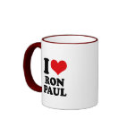 I LOVE RON PAUL MUG