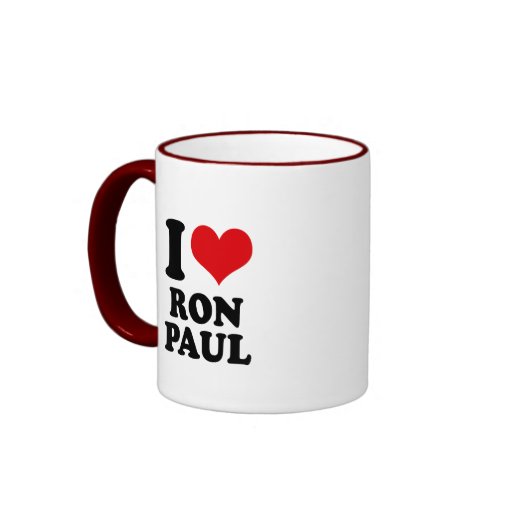 I LOVE RON PAUL MUG