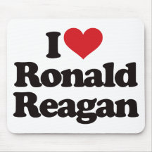 I Love Ronald Reagan Mouse Pad