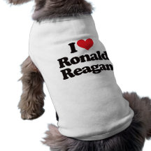 I Love Ronald Reagan Pet Clothes