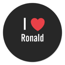 I love Ronald stickers