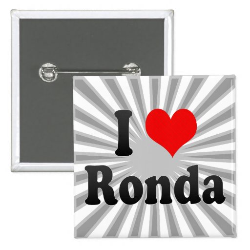 I Love Ronda, Spain Pinback Button
