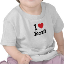 I love Roni heart T-Shirt by funnycustomtshirts I love Roni heart T-Shirt
