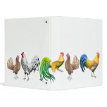 I Love Roosters Binder