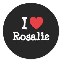 I love Rosalie heart T-Shirt stickers by funnycustomtshirts I love Rosalie heart T-Shirt stickers