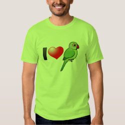 I Love Indian Ringnecks Men's Basic T-Shirt