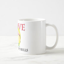 I Love Roseate Spoonbills Mug