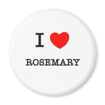 I Love Rosemary magnets