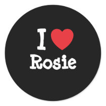 I love Rosie heart T-Shirt stickers