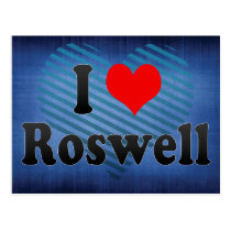 I Love Roswell, United States postcards