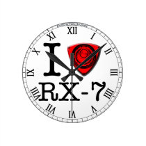 I love Rotary engine - Clock wall clocks
