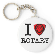 I love Rotary keychain keychains