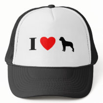 I Love Rottweilers Hat