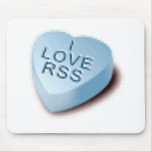 I Love RSS Mouse Pad