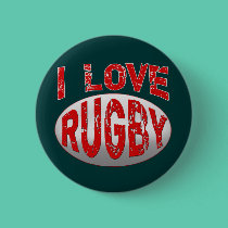 I Love Rugby Tshirts, Apparel and Products buttons