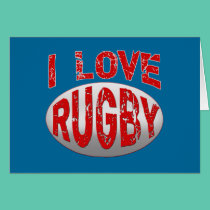 I Love Rugby Tshirts, Apparel and Products cards