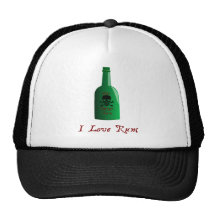 I love Rum Mesh Hat