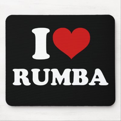 I Love Rumba mousepads