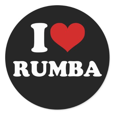 I Love Rumba Sticker