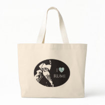 I Love Rumi Tote Bag by SymposiumGBI I Love Rumi Tote Bag