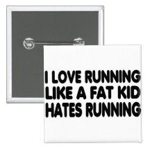 I Love Running Pins