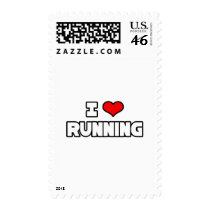 I Love Running postage