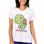 I Love Running - Turtle T Shirt