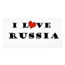 I Love  Russia photo cards