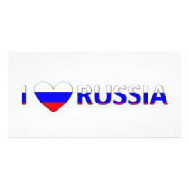 i love russia photo cards