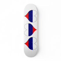 I Love Russia Skate Board Deck