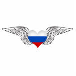I Love Russia -wings Acrylic Cut Outs