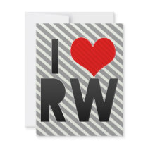 I Love RW Personalized Invite