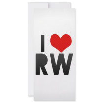 I Love RW Customized Rack Card