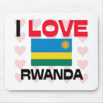 I Love Rwanda mousepads by tshirtshirts I Love Rwanda mousepads