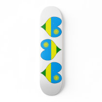 I Love Rwanda Skate Boards